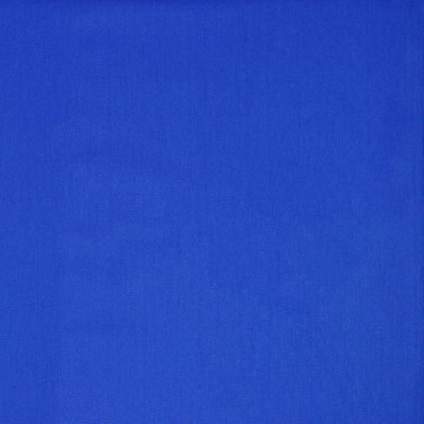 Baumwolle Popeline Uni Royalblau